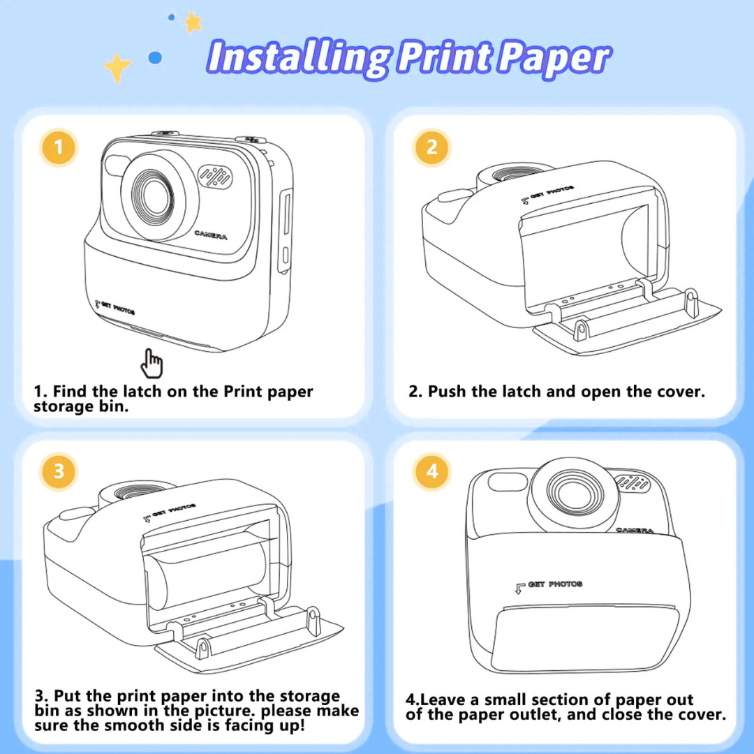 HD - InkLess Instant Print Camera