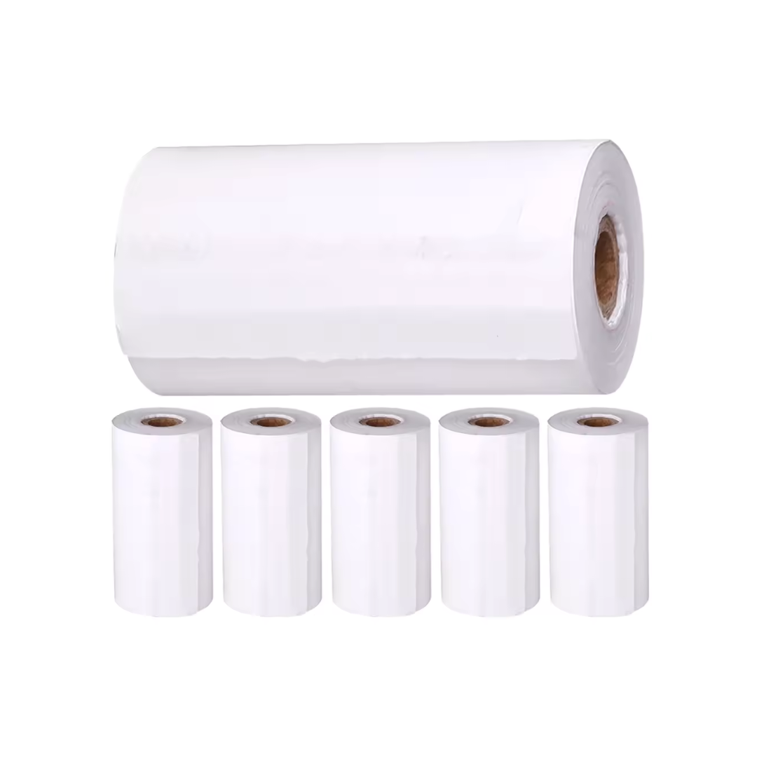 6 Rolls - (Black & White) JettPress Ink-Less Printing rolls