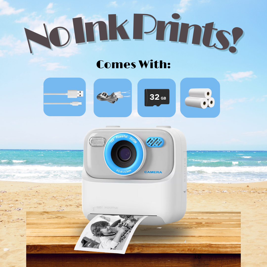 HD - InkLess Instant Print Camera