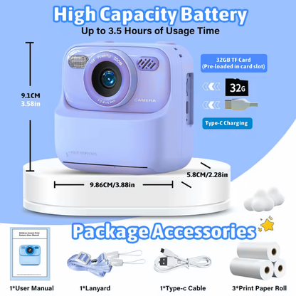 HD - InkLess Instant Print Camera