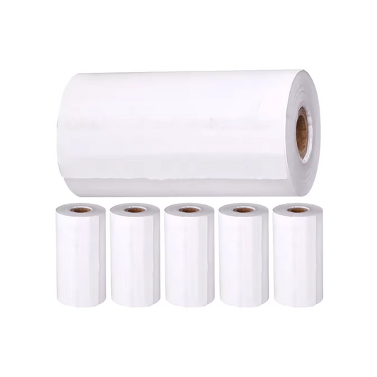 6 Rolls - (Black & White) JettPress Ink-Less Printing rolls